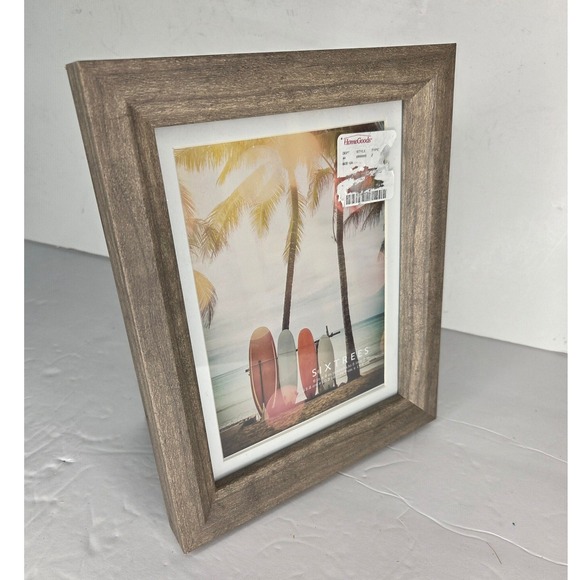 Sixtrees Other - Sixtrees 8x10 Wood Picture Photo Frame Weathered Brown Coastal Rustic Decor